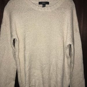 beige knit sweater